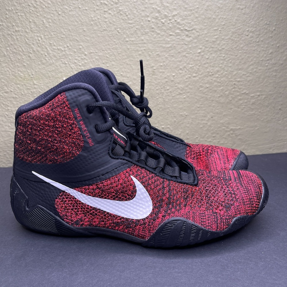 New Nike Tawa Black Red Orbit Men's Size 12 Wrestling Boxing Shoes CI2952-016
